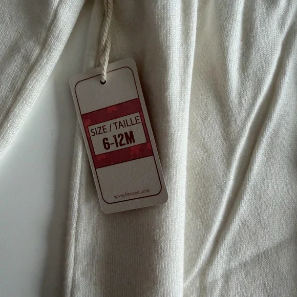 Cream Ruffled Kids Dress - Picture 3 of 3